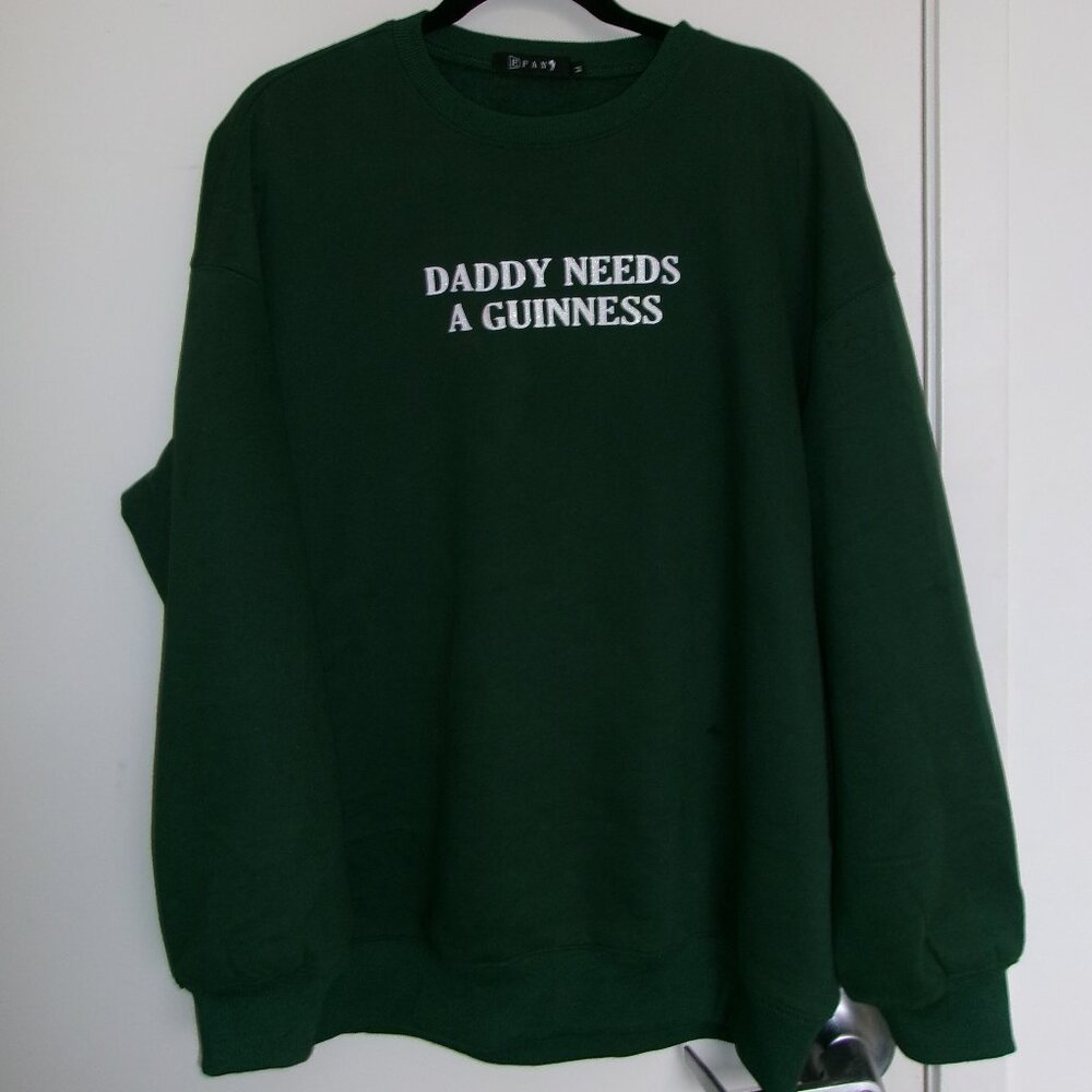 St. Paddy's Custom Green Sweatshirt